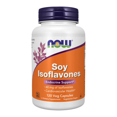 Now Foods, Soy Isoflavones, 60 mg, 120 Veg Caps Now Foods