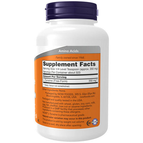 Now Foods, L-Tyrosine Pure Powder, 4 Oz Now Foods