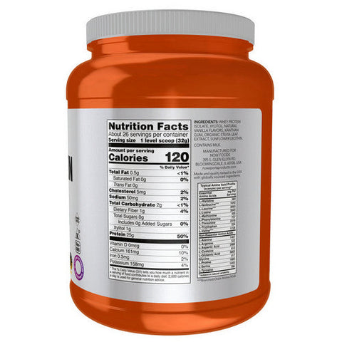 Now Foods, Whey Protein Isolate, 1.8 lb Now Foods