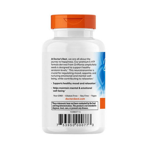 Doctors Best, 5-HTP, 100 mg, 60 Veggie Caps Doctors Best