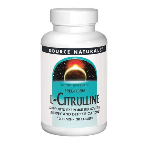 Source Naturals, L-Citrulline, 1000 mg, 30 Tabs Source Naturals