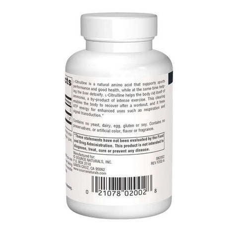 Source Naturals, L-Citrulline, 1000 mg, 30 Tabs Source Naturals