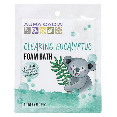 Aura Cacia, Aromatherapy Foam Bath, Kids Clearing 2.5 Oz Aura Cacia