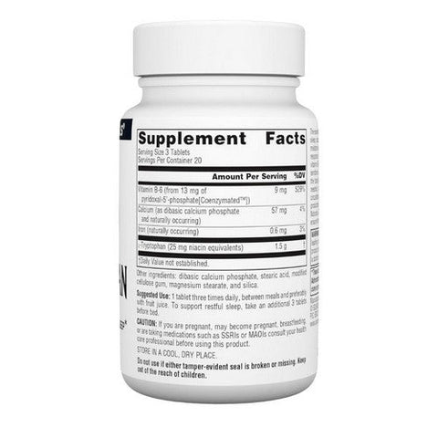 Source Naturals, L-Tryptophan, 500 mg, 60 Tabs Source Naturals