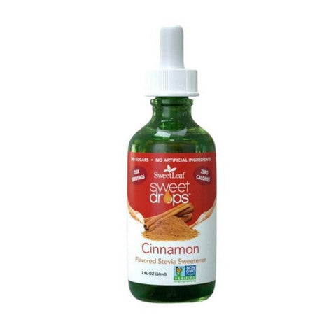 Sweetleaf Stevia, SweetLeaf Liquid Stevia, Cinnamon 2 Fl Oz Sweetleaf Stevia