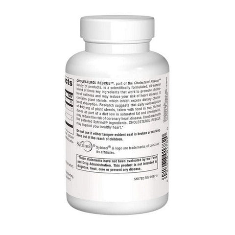 Source Naturals, Cholesterol Rescue, 90 Tabs Source Naturals