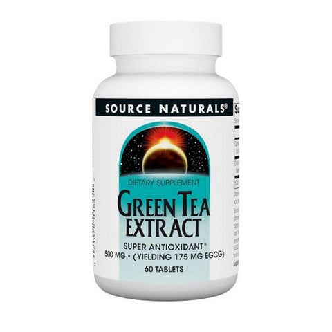 Source Naturals, Green Tea, 500 mg, Extract 60 Tabs Source Naturals