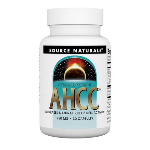 Source Naturals, Ahcc, 750 mg, 30 Caps Source Naturals