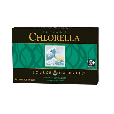 Source Naturals, Yaeyama Chlorella, 200 mg, 300 Tabs Source Naturals
