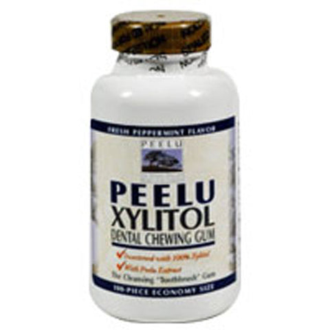 Xylitol Dental Gum Peppermint 100 Pc by Peelu