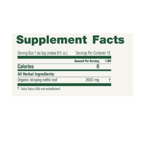 Traditional Medicinals, Organic Nettle Leaf Tea, 16 Bags Traditional Medicinals