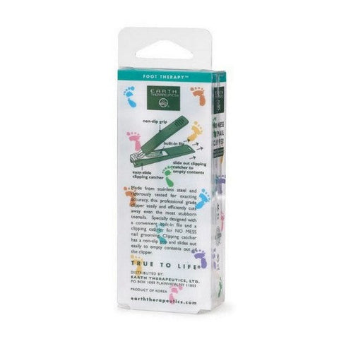 Earth Therapeutics, Toenail Clippers With Catcher, 1 Pc Earth Therapeutics