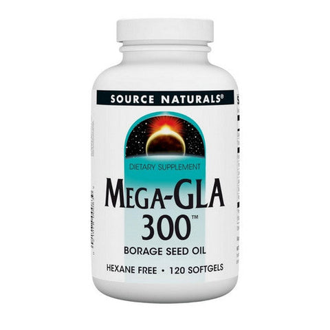 Source Naturals, Mega-GLA 300, 120 Softgels Source Naturals