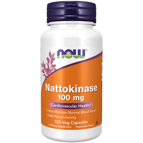 Now Foods, Nattokinase, 100 mg, 120 Vcaps Now Foods