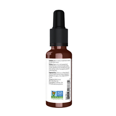 Now Foods, Neem Oil, 1 Fl Oz. Now Foods
