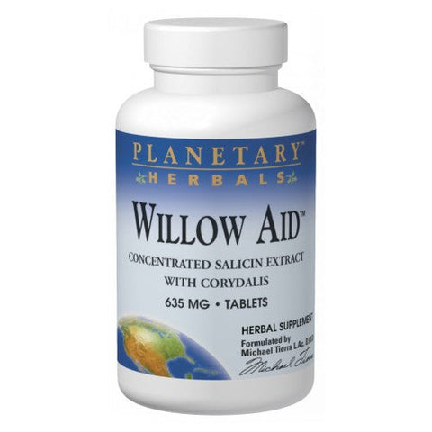 Planetary Herbals, Willow Aid, 60 Tabs Planetary Herbals