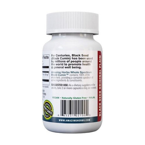 Amazing Herbs, Black Seed, 100 Cap Amazing Herbs