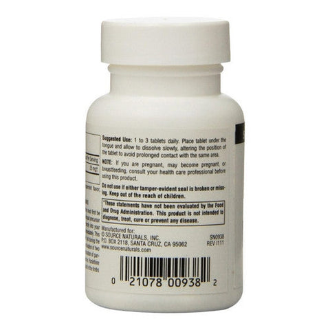 Source Naturals, Pantethine, 25 mg, 30 Tabs Source Naturals