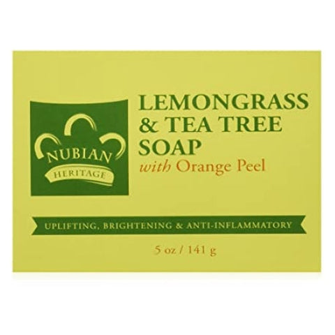Nubian Heritage, Bar Soap, Lemongrass & Tea Tree , 5 Oz Nubian Heritage