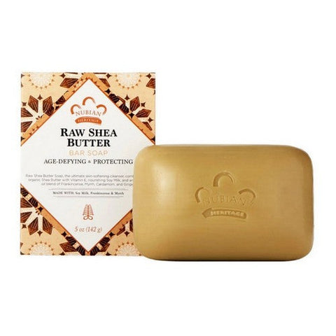 Nubian Heritage, Raw Shea Butter Bar Soap, Raw Shea Butter, 5 Oz Nubian Heritage