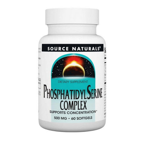 Source Naturals, Phosphatidyl Serine Complex, 500 mg, 60 Softgels Source Naturals