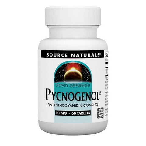 Source Naturals, Pycnogenol Proanthocyanidin Complex, 50 MG, 60 Tabs Source Naturals