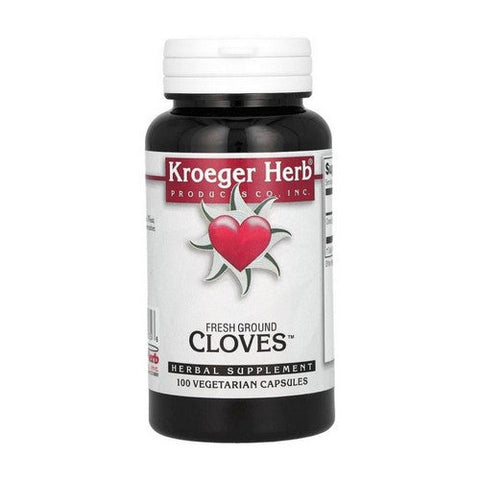 Kroeger Herb, Fresh Ground Cloves, 100 Cap Kroeger Herb