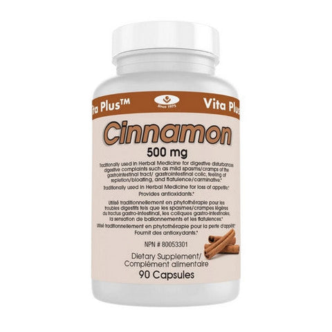 Cinnamon 90 CAPS by Vita plus