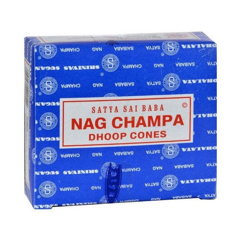 Sai Baba, Nag Champa Incense Cones, 12 Count Sai Baba