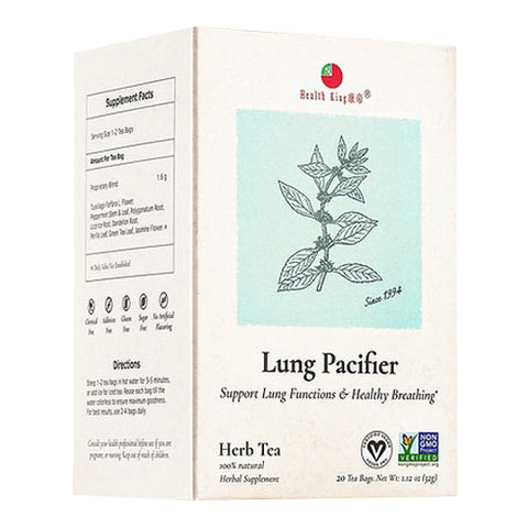 Health King, Tea Lung Pacifier, 20 Bags Health King