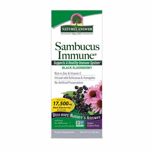 Nature's Answer, Sambucus Immune Support, 4 oz Nature's Answer