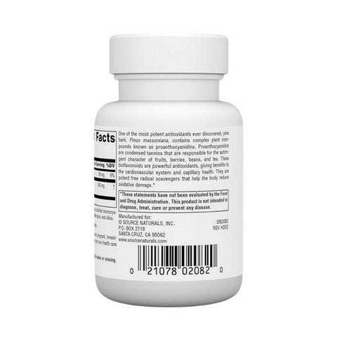 Source Naturals, Pine Bark Extract, 150 Mg, 30 tabs Source Naturals
