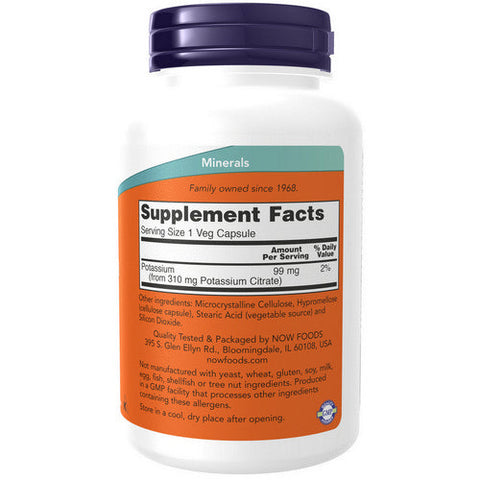 Now Foods, Potassium Citrate, 99 mg, 180 Caps Now Foods