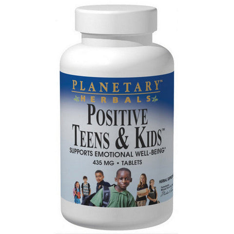 Planetary Herbals, Positive Teens & Kids Tab, 120 Tabs Planetary Herbals