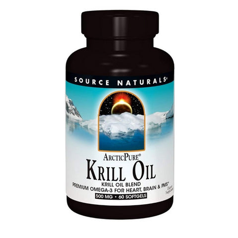 Source Naturals, Arctic Pure Krill Oil, 500 MG, 60 Sftgls Source Naturals