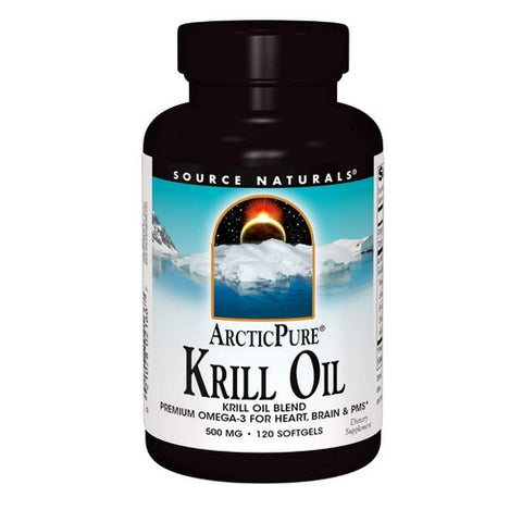 Source Naturals, Arctic Pure Krill Oil, 500 MG, 120 Sftgls Source Naturals
