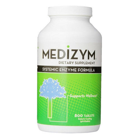 Naturally Vitamins, Medizym Systemic Enzyme Formula, 800 TAB Naturally Vitamins