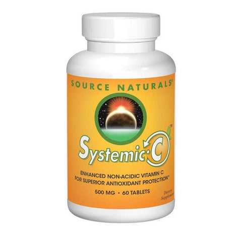 Source Naturals, Systemic C tablets, 500mg, 60 Tabs Source Naturals