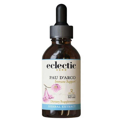 Eclectic Herb, Pau D' Arco, 2 Oz with Alcohol Eclectic Herb