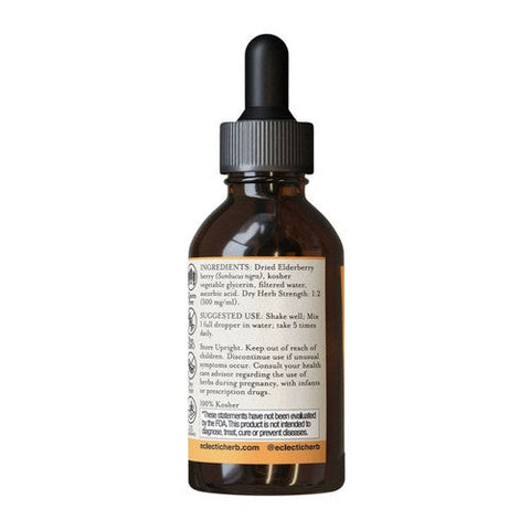 Eclectic Herb, Elderberry, 2 Oz Alcohol free Eclectic Herb