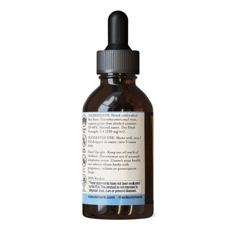 Eclectic Herb, Red Root, 250 mg, 2 Oz with Alcohol Eclectic Herb