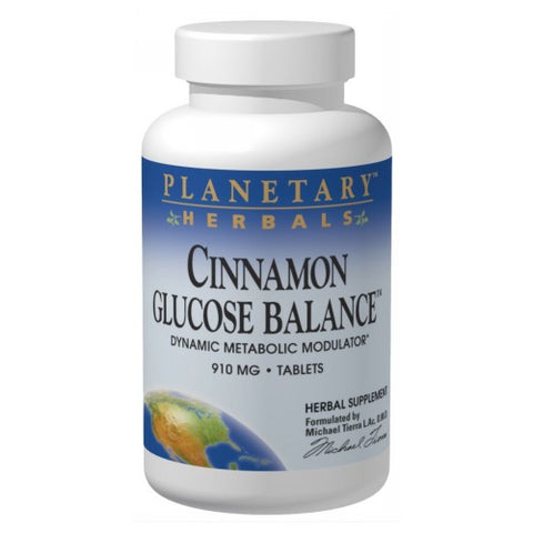 Planetary Herbals, Cinnamon Glucose Balance, 45 tabs Planetary Herbals