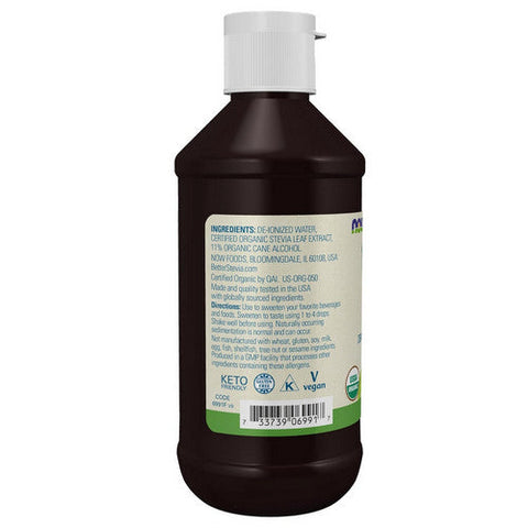 Now Foods, BetterStevia Organic Liquid Extract, 8 oz Now Foods
