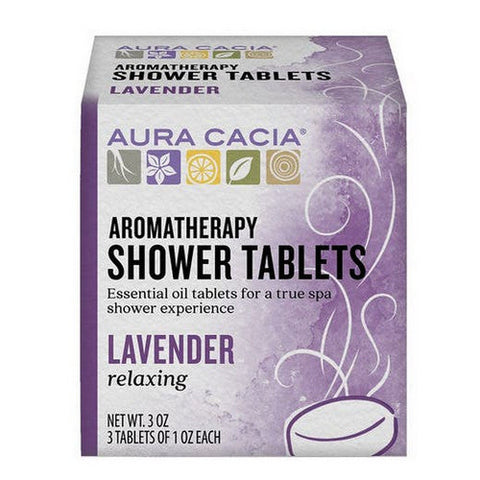 Aura Cacia, Shower Tablets, Lavender 3 tablets Aura Cacia