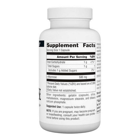 Source Naturals, D-Mannose, 500 Mg, 120 Caps Source Naturals