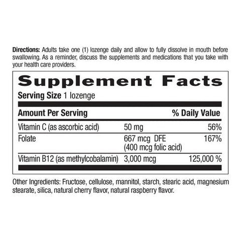 Country Life, Methyl B12 Berry, 3000 Mcg, 120 Lozenges Country Life