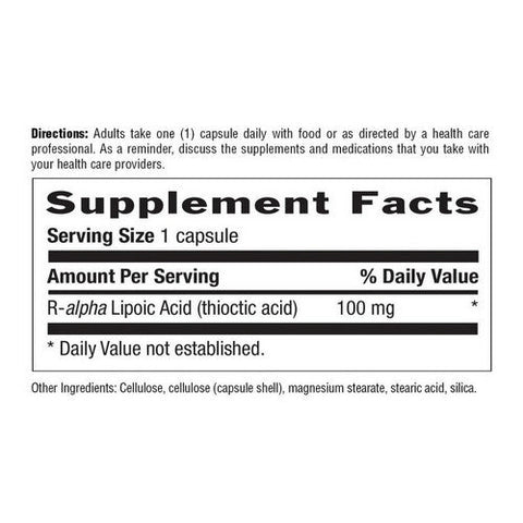 Country Life, R-Lipoic Acid, 60 Caps Country Life