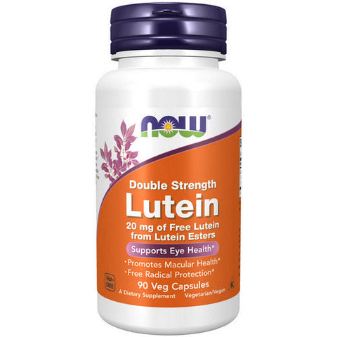 Now Foods, Lutein Double Strength, 20 Mg, 90 Veg Caps Now Foods