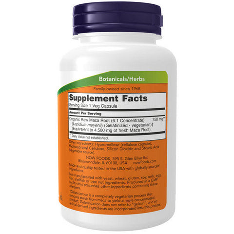Now Foods, Maca, 750 mg, 90 Vcaps Now Foods