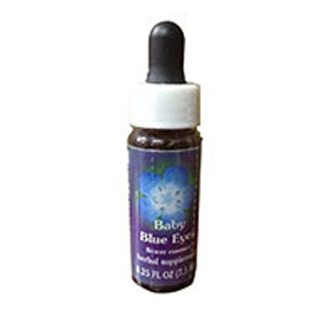 Flower Essence Services, Baby Blue Eyes Dropper, 0.25 oz Flower Essence Services